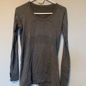Lululemon dark grey long sleeve